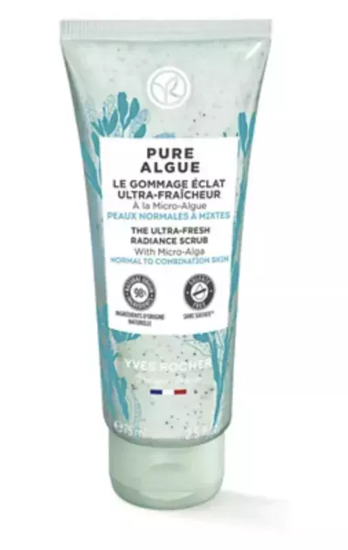 <p>Rozjasňující peeling pro svěží pleť, Yves Rocher, 359 Kč</p>
