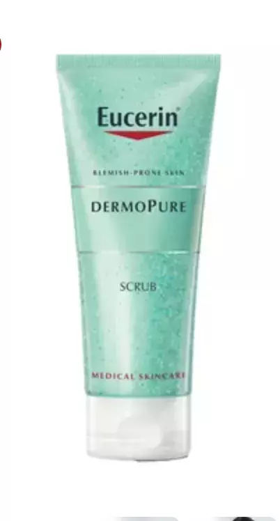 <p>Čisticí peeling Dermopure, Eucerin, 339 Kč</p>
