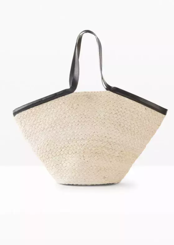 Velká slaměná kabelka, Bonprix, 899 Kč