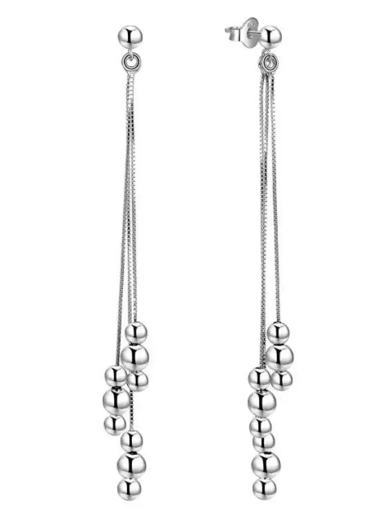 Dlouhé stříbrné náušnice, Beneto, 589 Kč