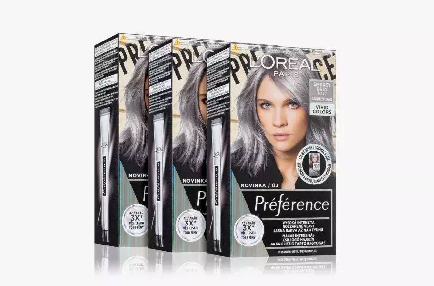 Sada šedých barev na vlasy, L’Oréal Paris, 573 Kč