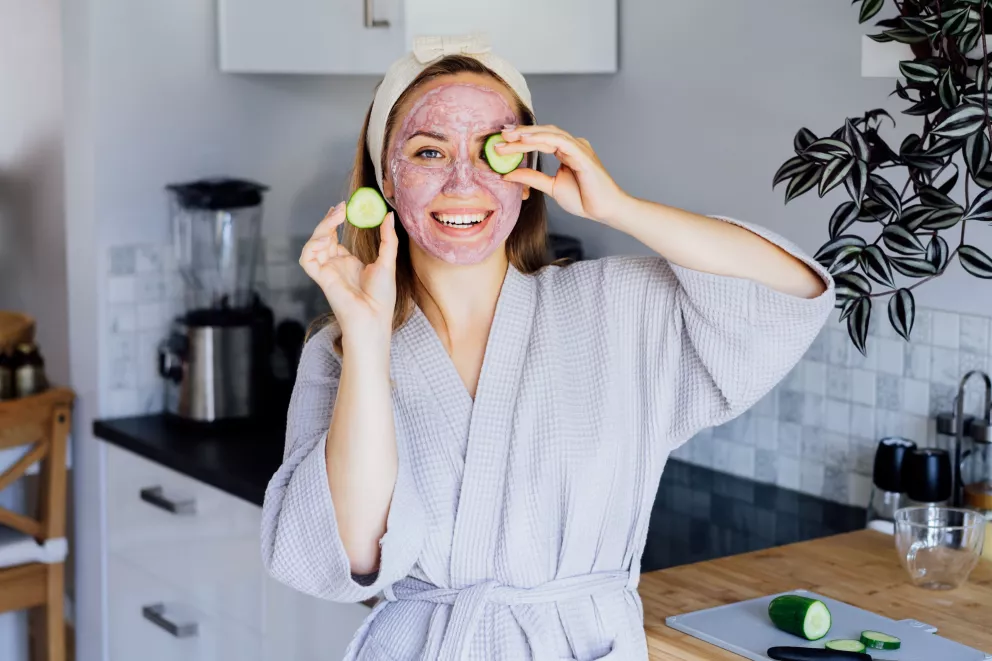 domácí maska na obličej