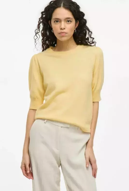 Máslově žluté tričko, VILA, 849 Kč