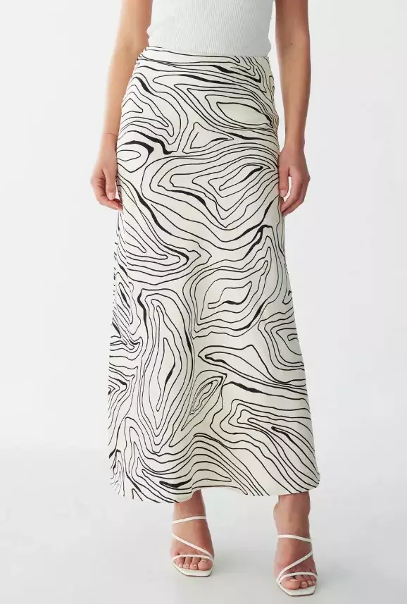 Áčková sukně s geometrickým potiskem, WILLA, 2 209 Kč