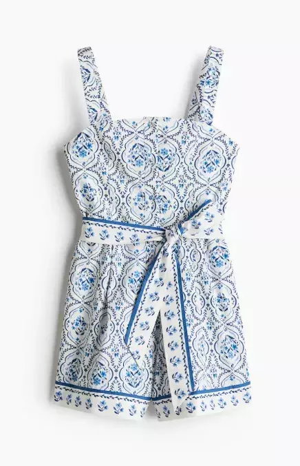 Overal z bavlněného popelínu, H&M, 719 Kč