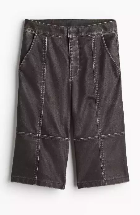 Kalhoty capri s efektem patiny, H&M, 839 Kč
