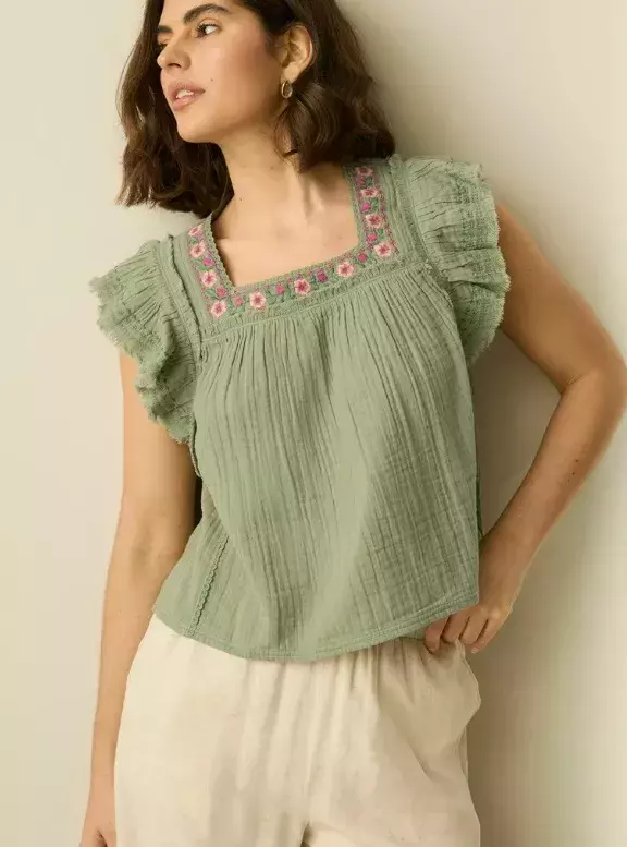 Vyšívaný top, Next, 1 640 Kč