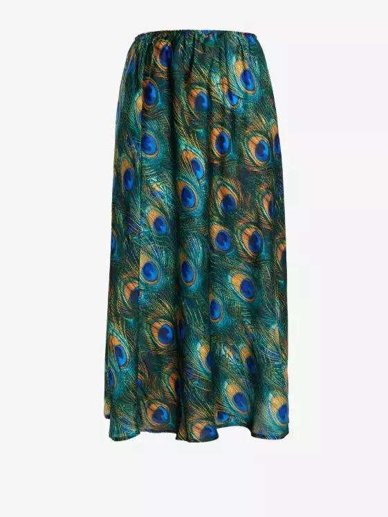 Saténová sukně s pavími pery, IZIA, 2 223 Kč