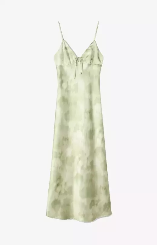 Saténové šaty, Bershka, 849 Kč