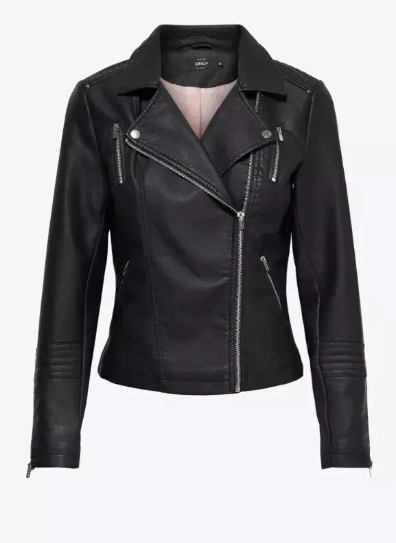 Koženková bunda, ONLY, 1 200 Kč