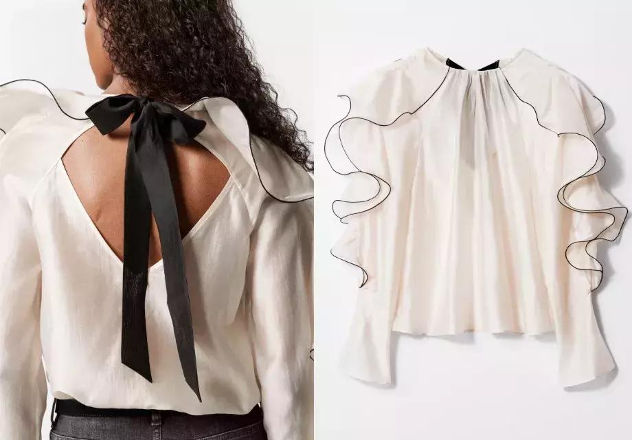 Volánová halenka, H&M, 2 290 Kč