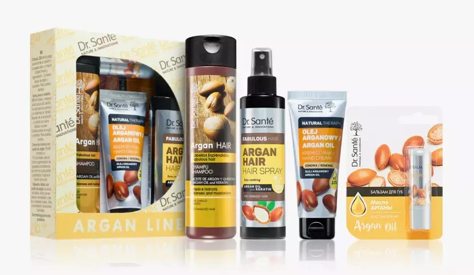 Dárková sada s arganovým olejem, Dr. Santé, 278 Kč