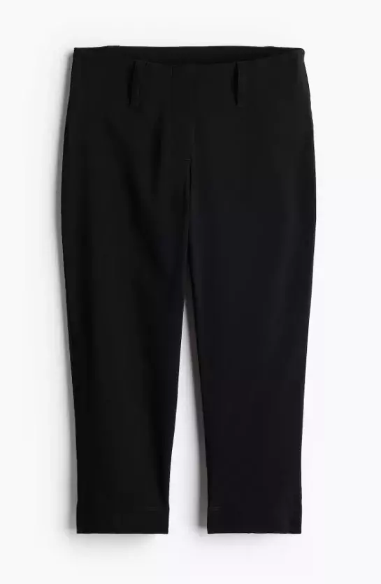 Kalhoty capri s rozparky, H&M, 399 Kč