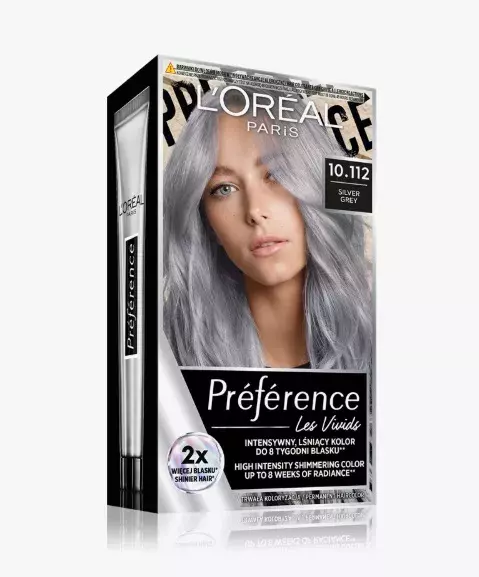 Světle šedá barva na vlasy, L’Oréal Paris, 221 Kč