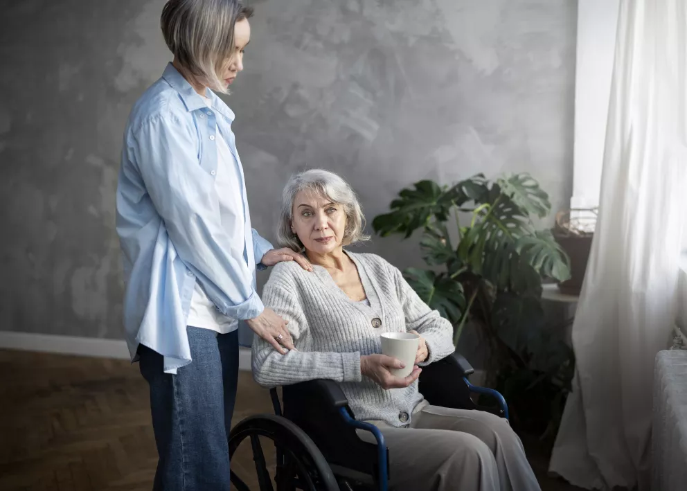 matka, dcera, péče, problém