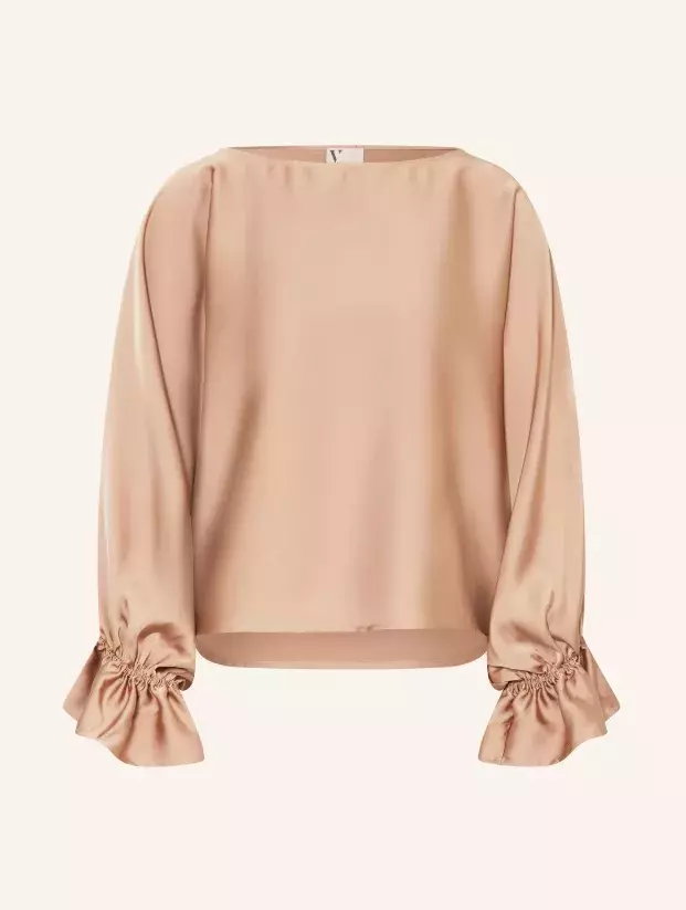 Halenka ze saténu s volány, Breuninger, 3 450 Kč