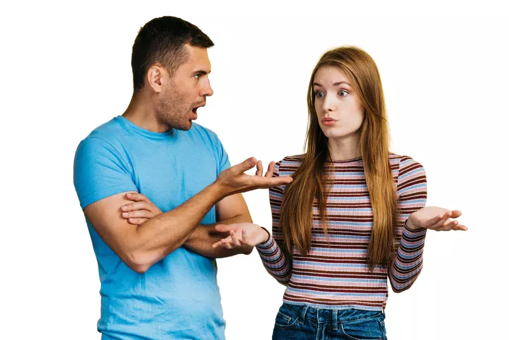 muž, žena, problém, nedůvěra