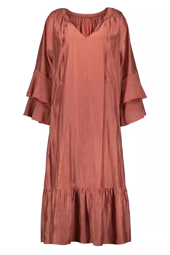 Maxi šaty s volány