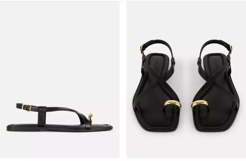 <p>Sandály s řemínkem a očkem na špičce z umělé kůže, Primark, 310 Kč</p>
