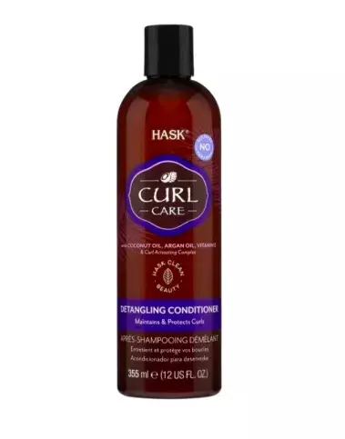 HASK Curl Care kondicionér pro vlnité a kudrnaté vlasy s kokosovým a arganovým olejem