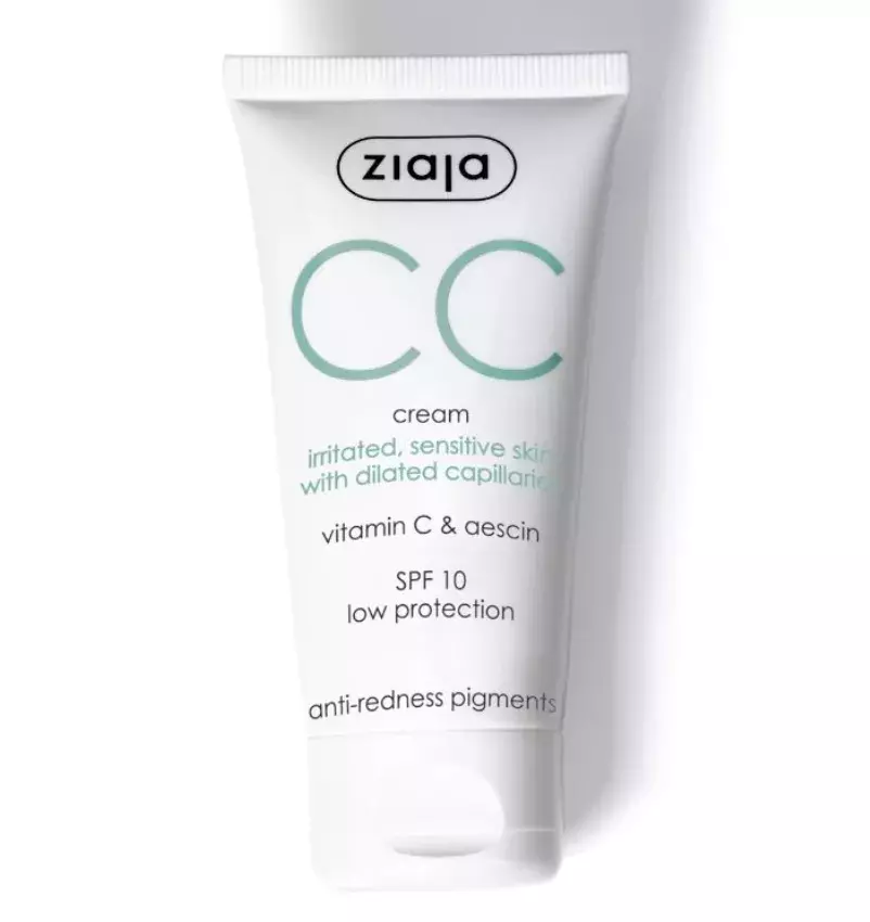 <p>CC krém pro citlivou pleť, Ziaja, 129 Kč</p>
