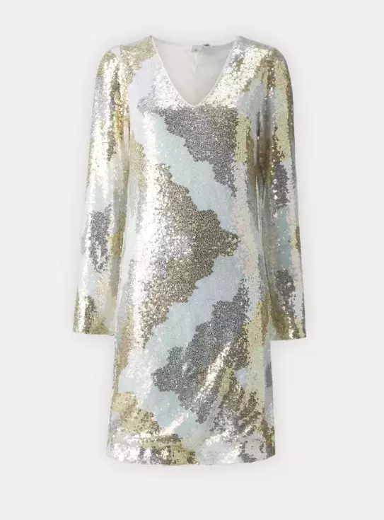 Metalické šaty, YAS, 1 440 Kč