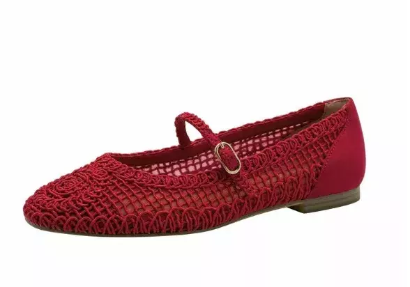 Červené baleríny, Tamaris, 1 599 Kč