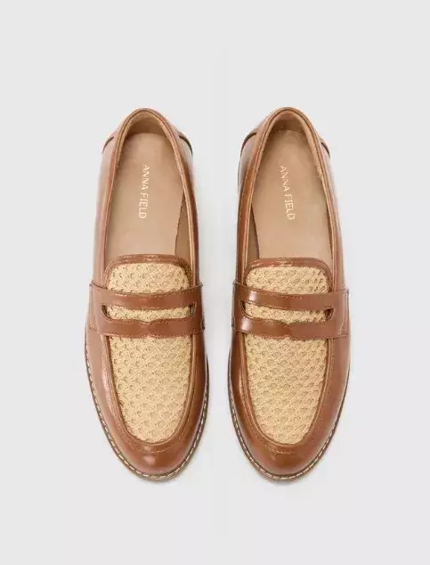 Přírodní mokasíny, Anna Field, 840 Kč