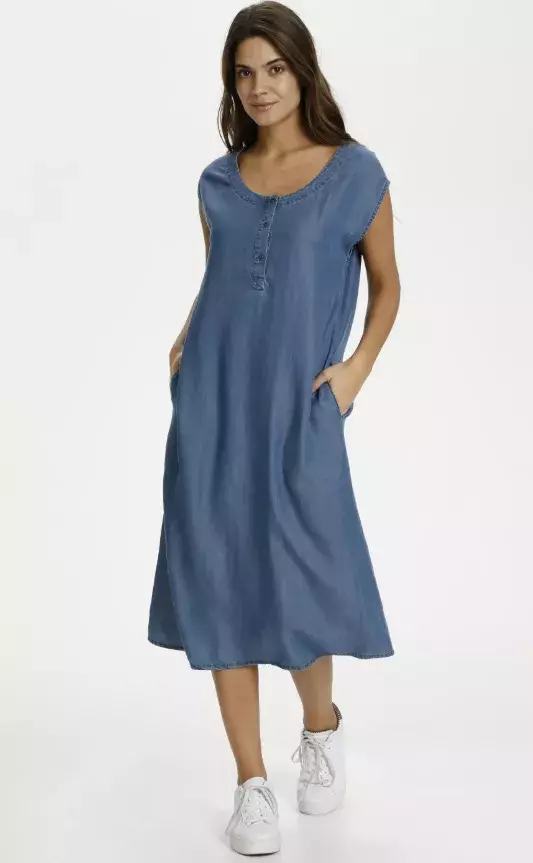 Lehké denimové šaty, Kaffe, 1 910 Kč