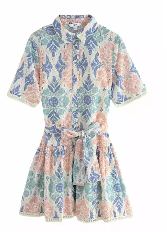 Vzorované košilové šaty, Next, 2 038 Kč