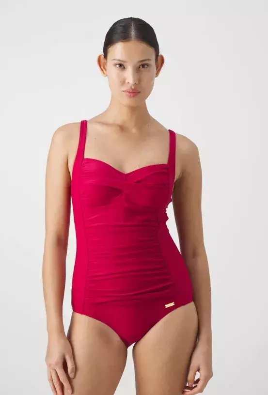 Jednodílné plavky s řasením, LASCANA, 1 920 Kč