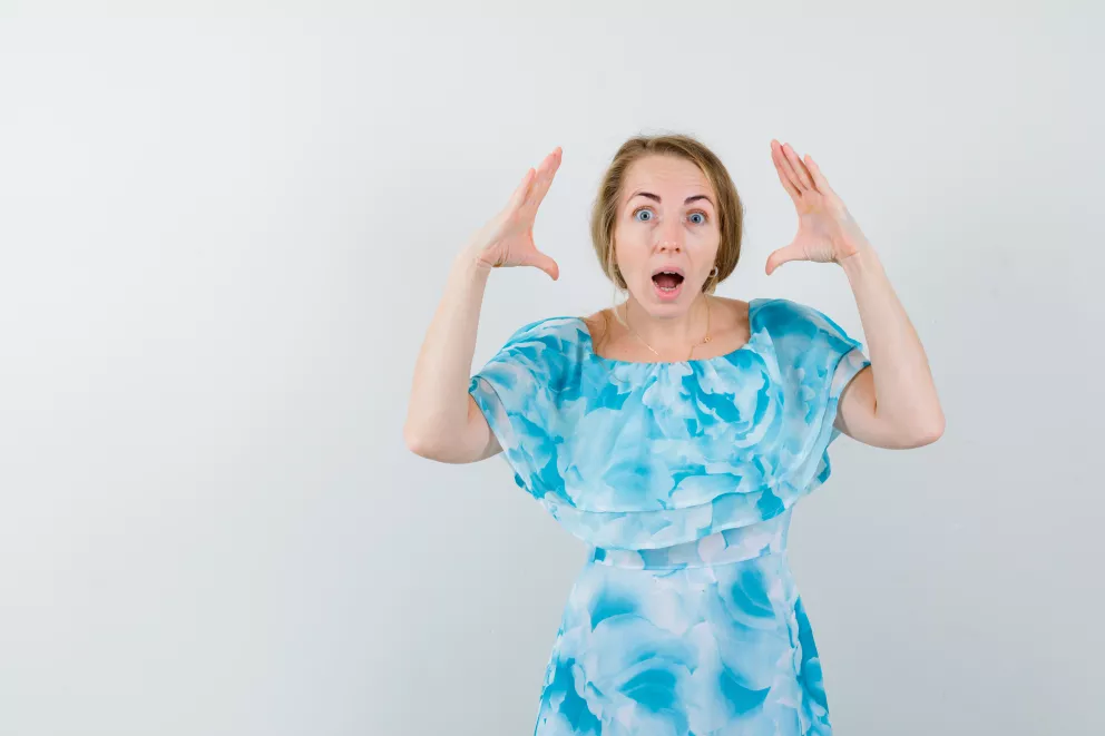 žena, naštvání, smutek, problém