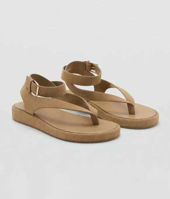 Žabky v přírodním odstínu, Mango, 1 599 Kč