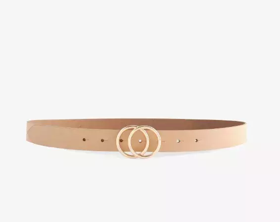 Minimalistický opasek se zlatým detailem, Next, 310 Kč