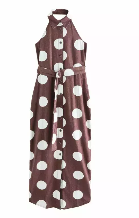 Košilové šaty s puntíky, Next, 1 480 Kč