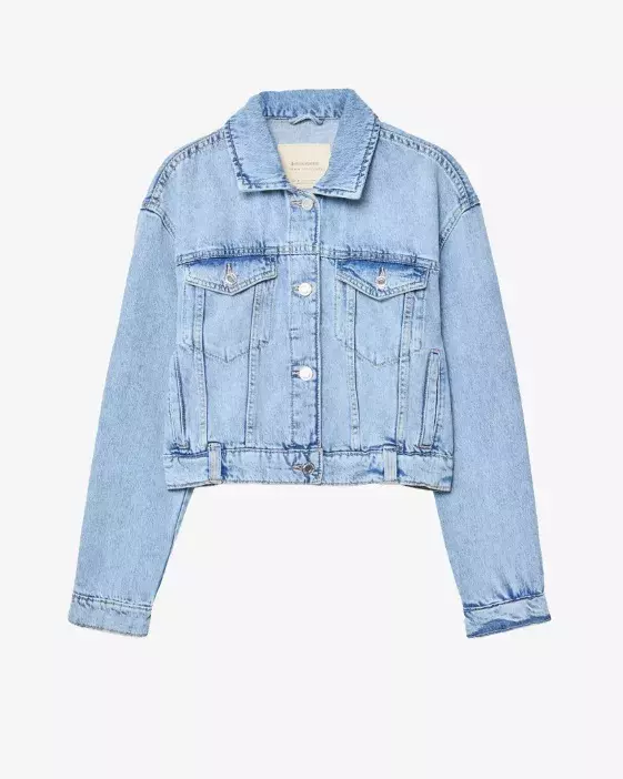 Denimová bunda, Stradivarius, 559 Kč