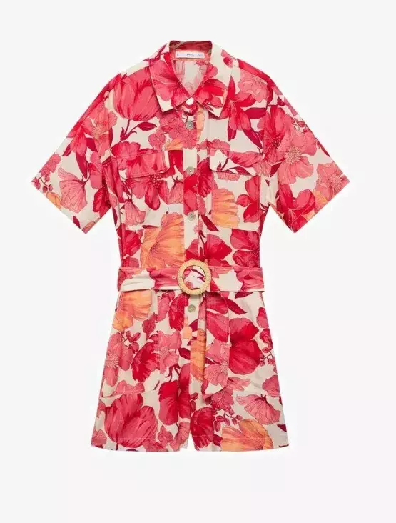 Květovaný overal, Mango, 1 399 Kč