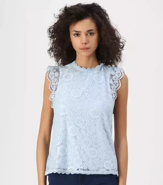 Krajkový top, Pieces, 520 Kč