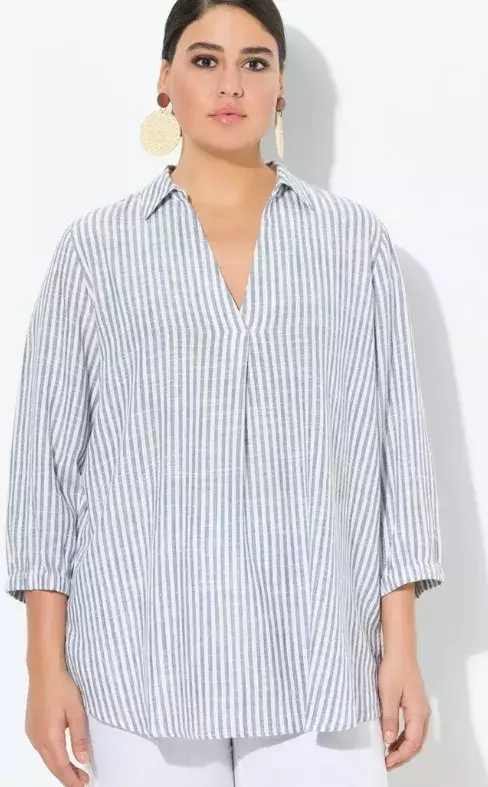 Lněná blůza, Ulla Popken, 1 439 Kč