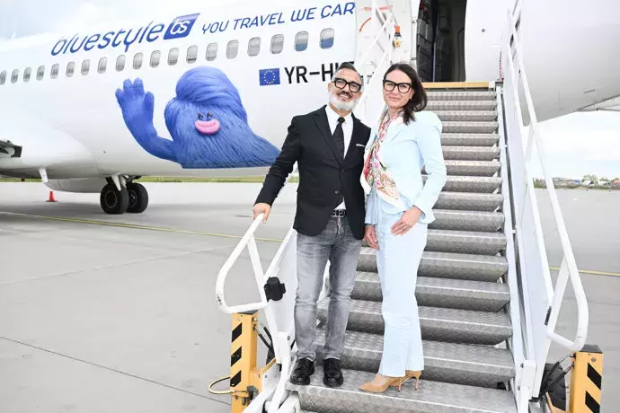 CEO společnosti CK Blue Style Imed Jeddai a Lenka Pátek, expertka na cestování a obchodní ředitelka CK Blue Style.