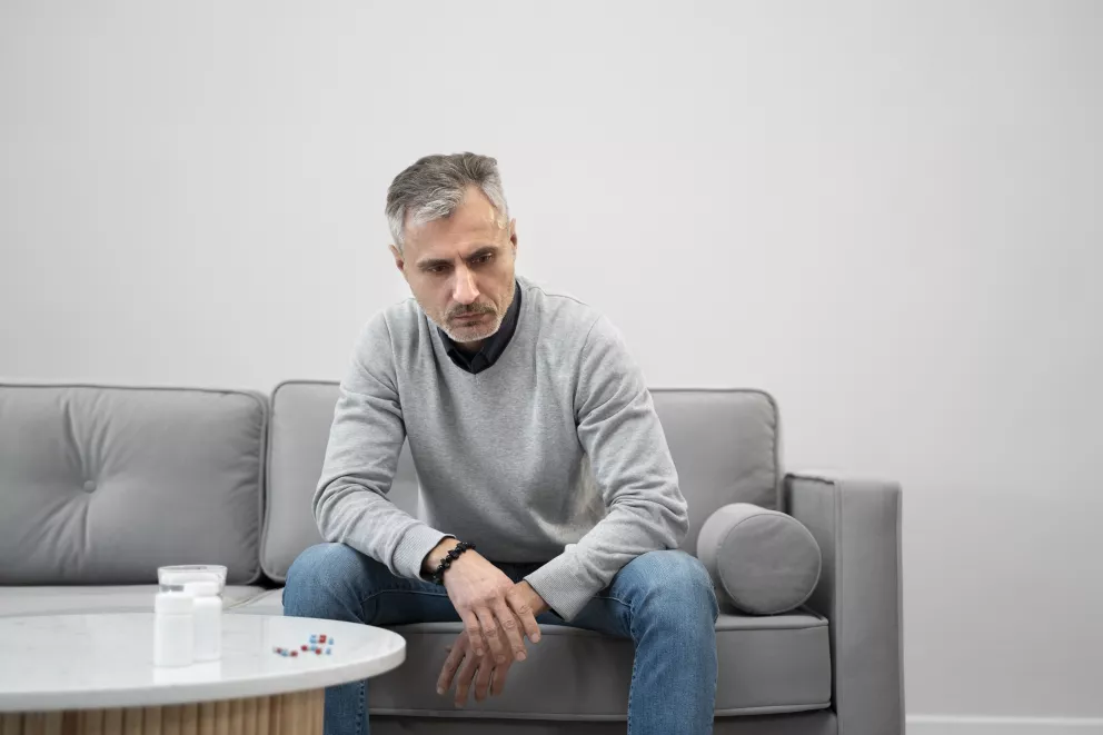 muž, smutek, prohra