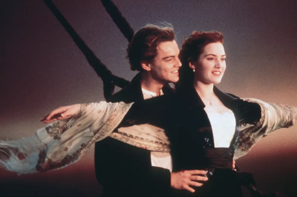Kultovní záběr z kasovního trháku Titanic