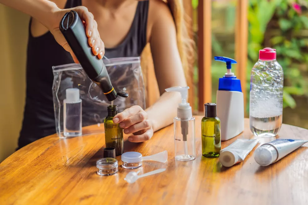 kosmetické lahvičky na cesty