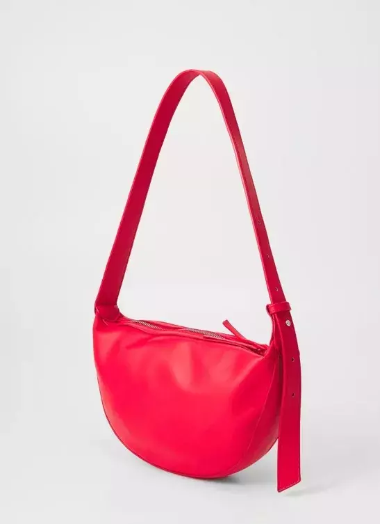 Červená cross body kabelka, Pieces, 546 Kč