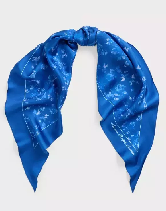 Modrý šátek do vlasů, Ralph Lauren, 1 680 Kč