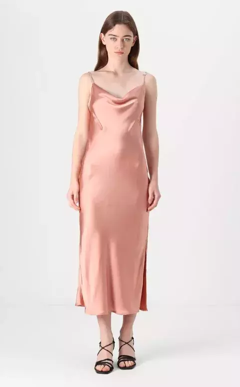 Saténové šaty,  HUGO, 2 200 Kč