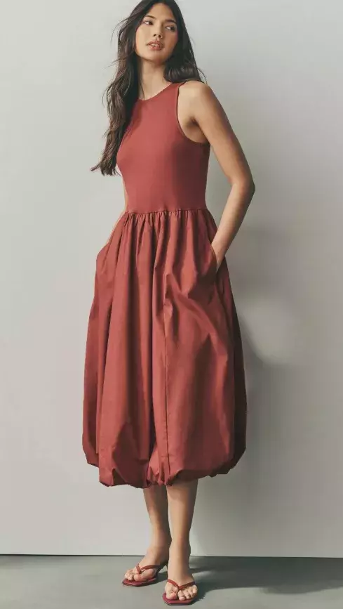 Bavlněné šaty s balonovou sukní, Next, 1 530 Kč