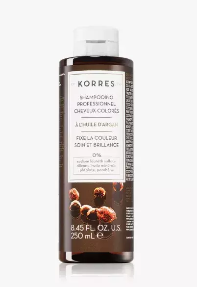Čisticí šampon pro barvené vlasy, Korres, 325 Kč