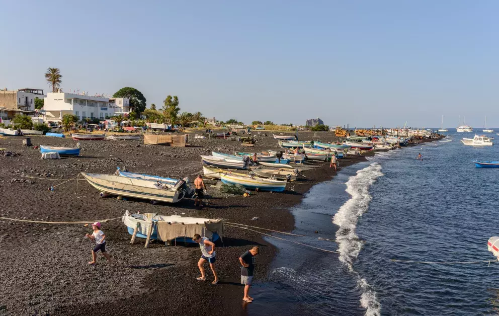 italské Stromboli před pár lety