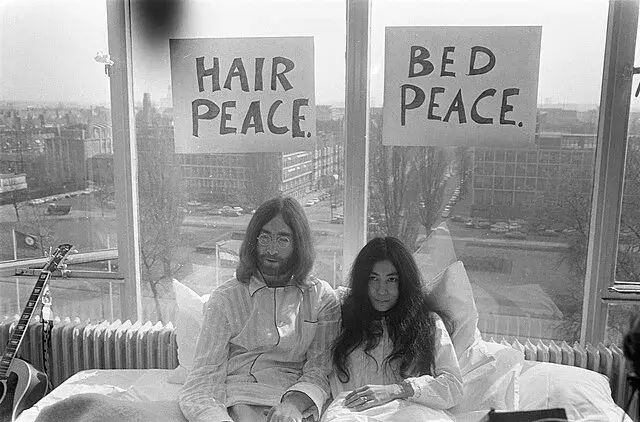 Yoko Ono a John Lennon
